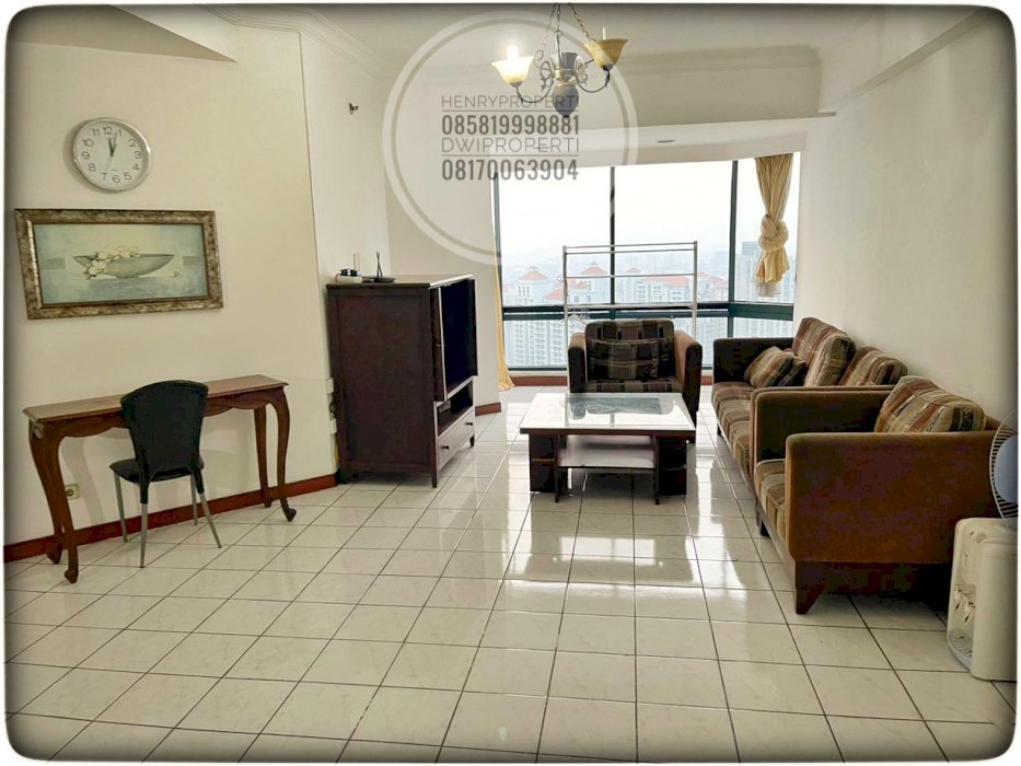 Dijual Taman Anggrek Condominium Unit 3+1BR Furnish City View