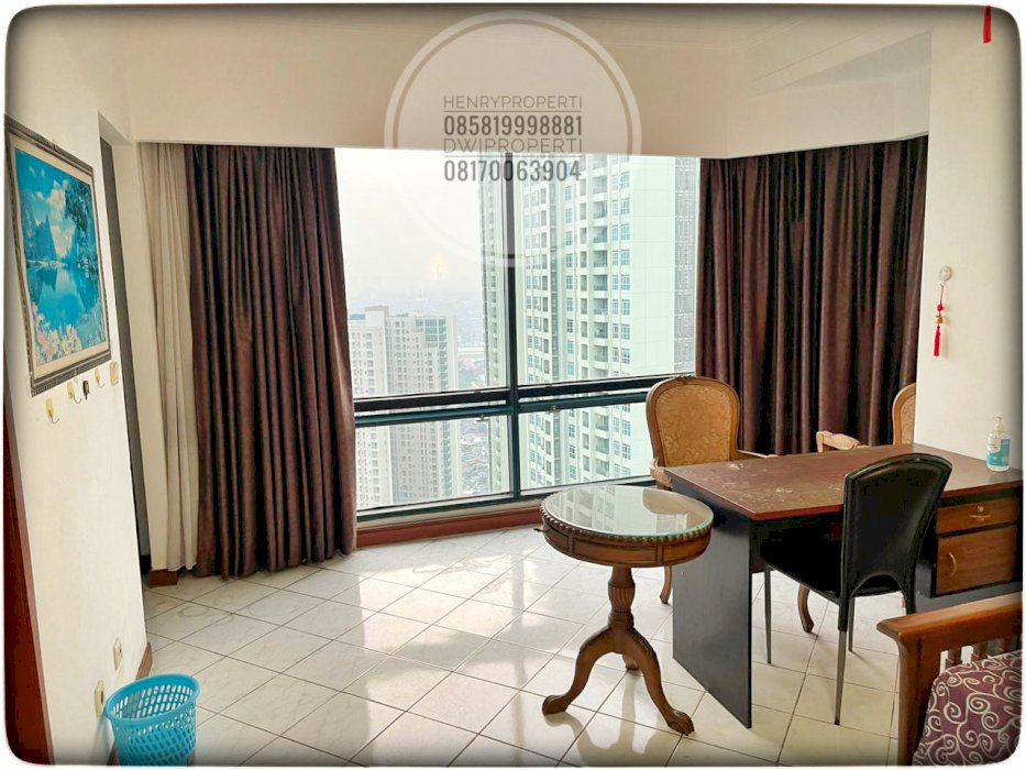 Dijual Taman Anggrek Condominium Unit 3+1BR Furnish City View