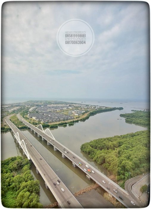 Disewa Office Space Gold Coast View Laut dan City Lantai Tinggi