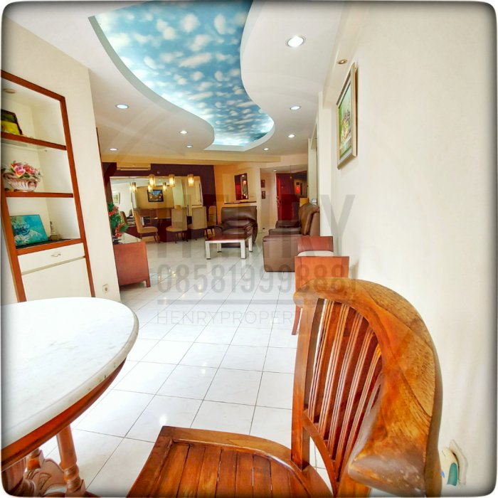 Dijual Taman Anggrek Condominium Unit 3+1BR Furnish Garden + City View