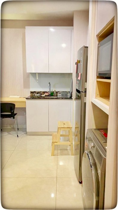 Disewa Taman Anggrek Residence Unit 1+1BR BR Low Fl Full Furnish
