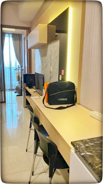 Disewa Taman Anggrek Residence Unit 1+1BR BR Low Fl Full Furnish