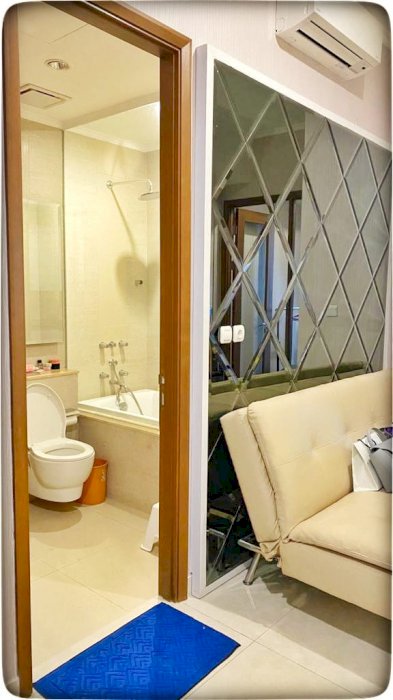 Disewa Taman Anggrek Residence Unit 1+1BR BR Low Fl Full Furnish