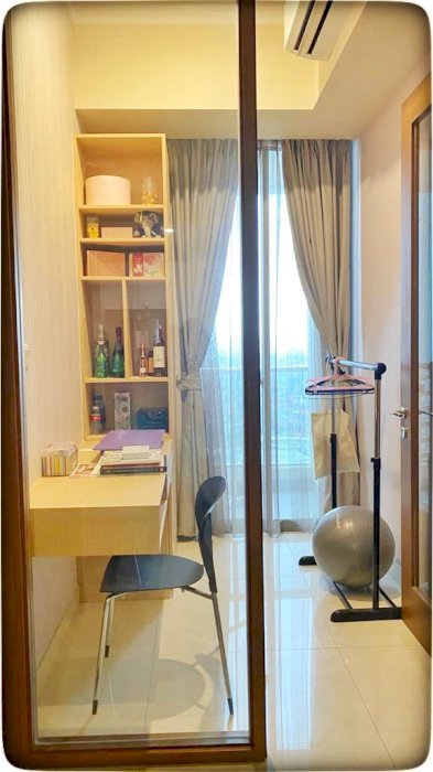 Disewa Taman Anggrek Residence Unit 1+1BR BR Low Fl Full Furnish