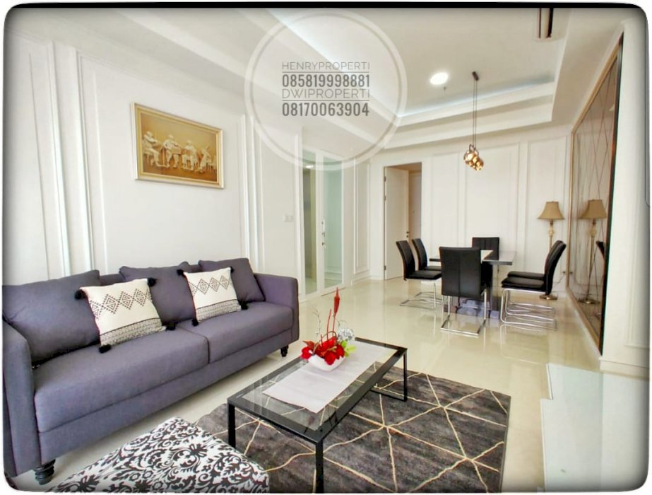 Disewa Taman Anggrek Residence Unit 3+1BR BR High Fl Private Lift
