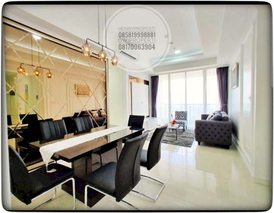 Disewa Taman Anggrek Residence Unit 3+1BR BR High Fl Private Lift