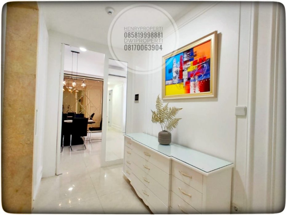 Disewa Taman Anggrek Residence Unit 3+1BR BR High Fl Private Lift