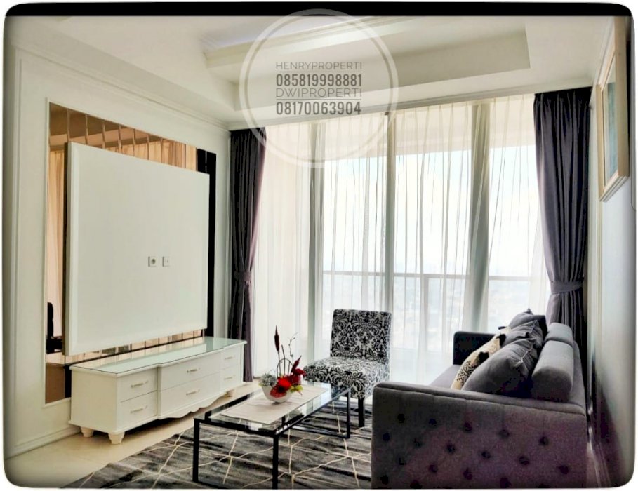 Disewa Taman Anggrek Residence Unit 3+1BR BR High Fl Private Lift