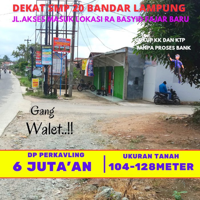 Promo Tanah Kavling Fajar Baru Lampung Selatan