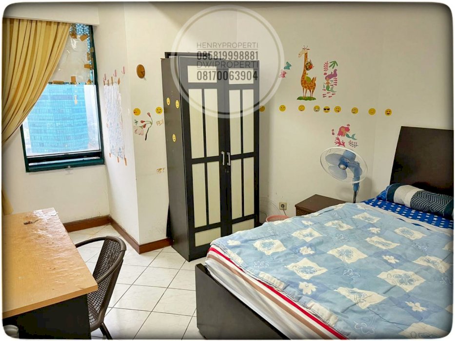 Dijual Taman Anggrek Condominium Unit 3+1BR Furnish Ciry View