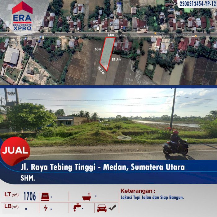 Di Jual Tanah Strategis, Medan Sumatera Utara