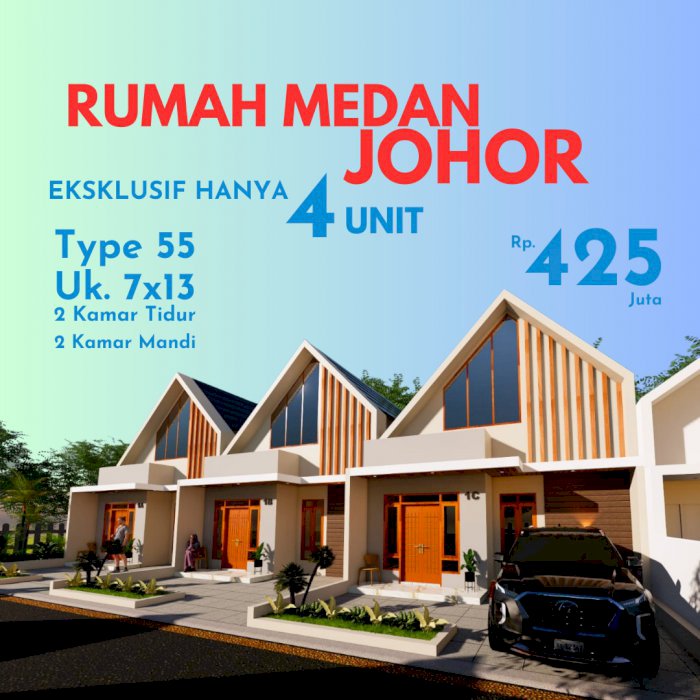 EXSCLUSIVE RUMAH MEWAH DI MEDAN JOHOR HANYA 4 UNIT !