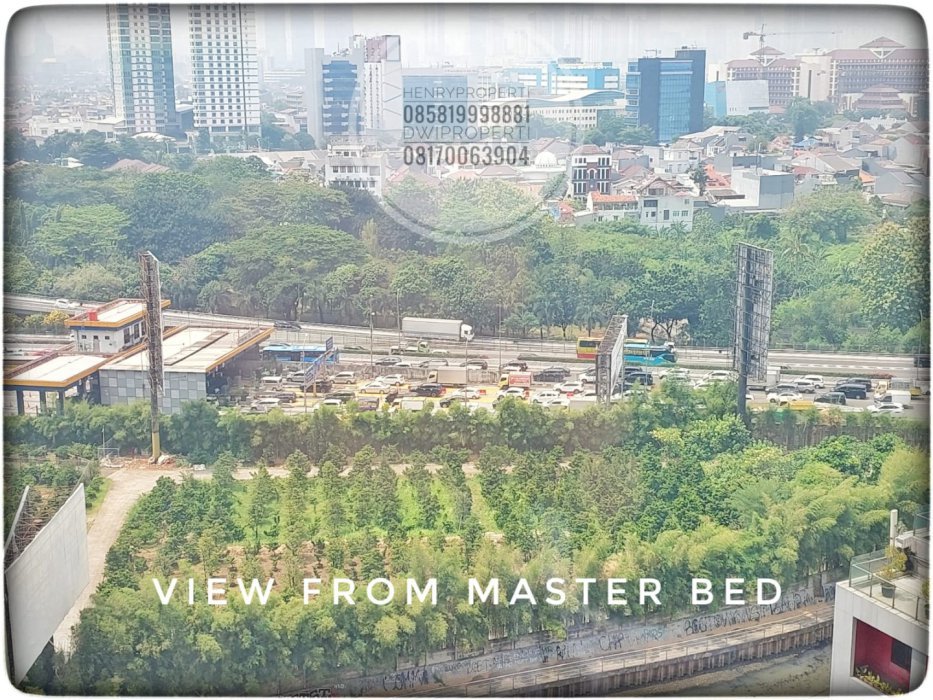 Disewa Taman Anggrek Residence Unit Condo 3+1BR Low Fl  City View