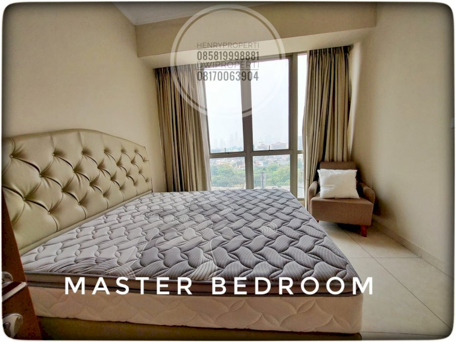 Disewa Taman Anggrek Residence Unit Condo 3+1BR Low Fl  City View