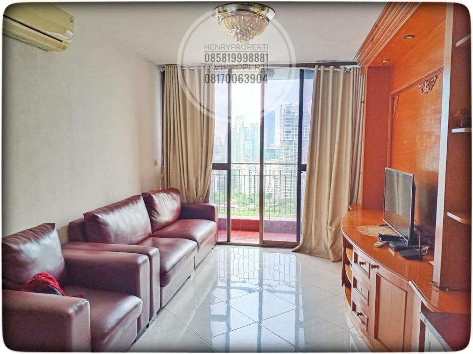 Dijual Taman Rasuna Unit 2+1BR Hadap Epicentrum