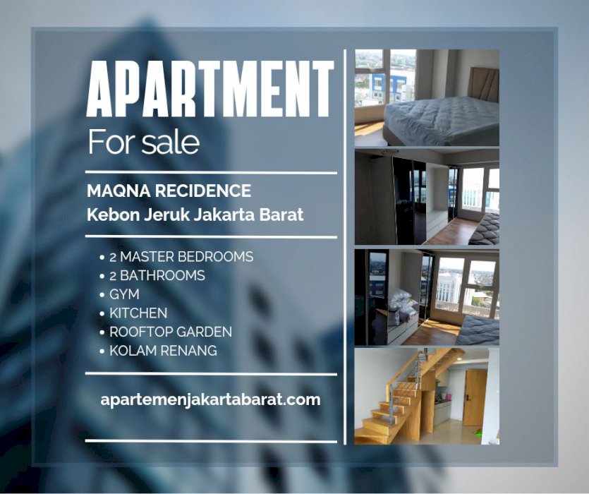 APARTEMEN 2 LANTAI LOKASI STRATEGIS DI KEBON JERUK JAKARTA BARAT