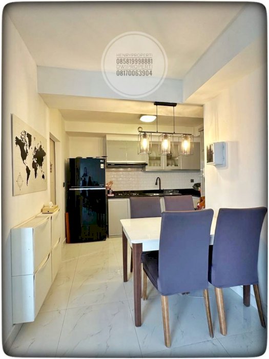 dijual aartemen taman rasuna unit 3+1br hadap city fasilitas lengkap