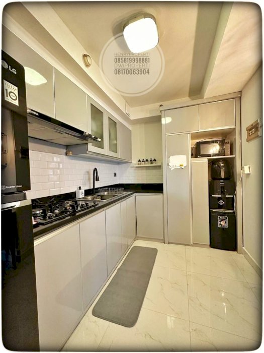 dijual aartemen taman rasuna unit 3+1br hadap city fasilitas lengkap