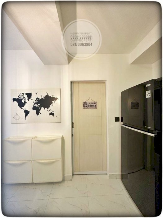 dijual aartemen taman rasuna unit 3+1br hadap city fasilitas lengkap