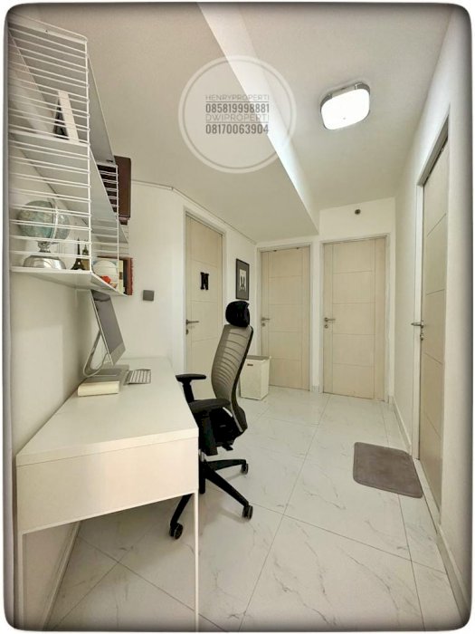 dijual aartemen taman rasuna unit 3+1br hadap city fasilitas lengkap