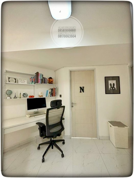 dijual aartemen taman rasuna unit 3+1br hadap city fasilitas lengkap