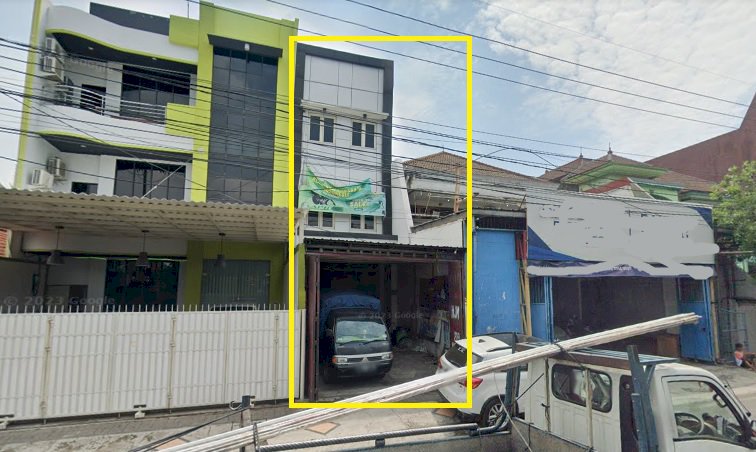 ruko kenjeran pinggir jalan utama raya jalan provinsi