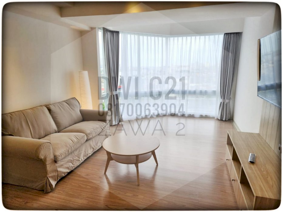 Disewa Taman Anggrek Condominium Unit 3BR City + Taman View