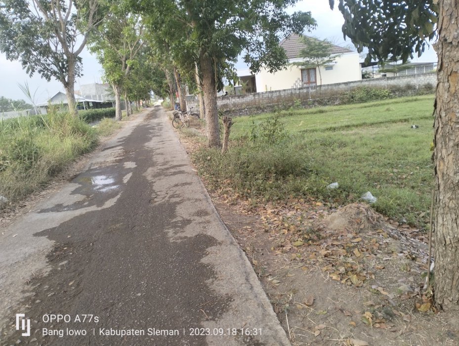 Dijual Tanah Pekarangan Di Selatan Cebongan