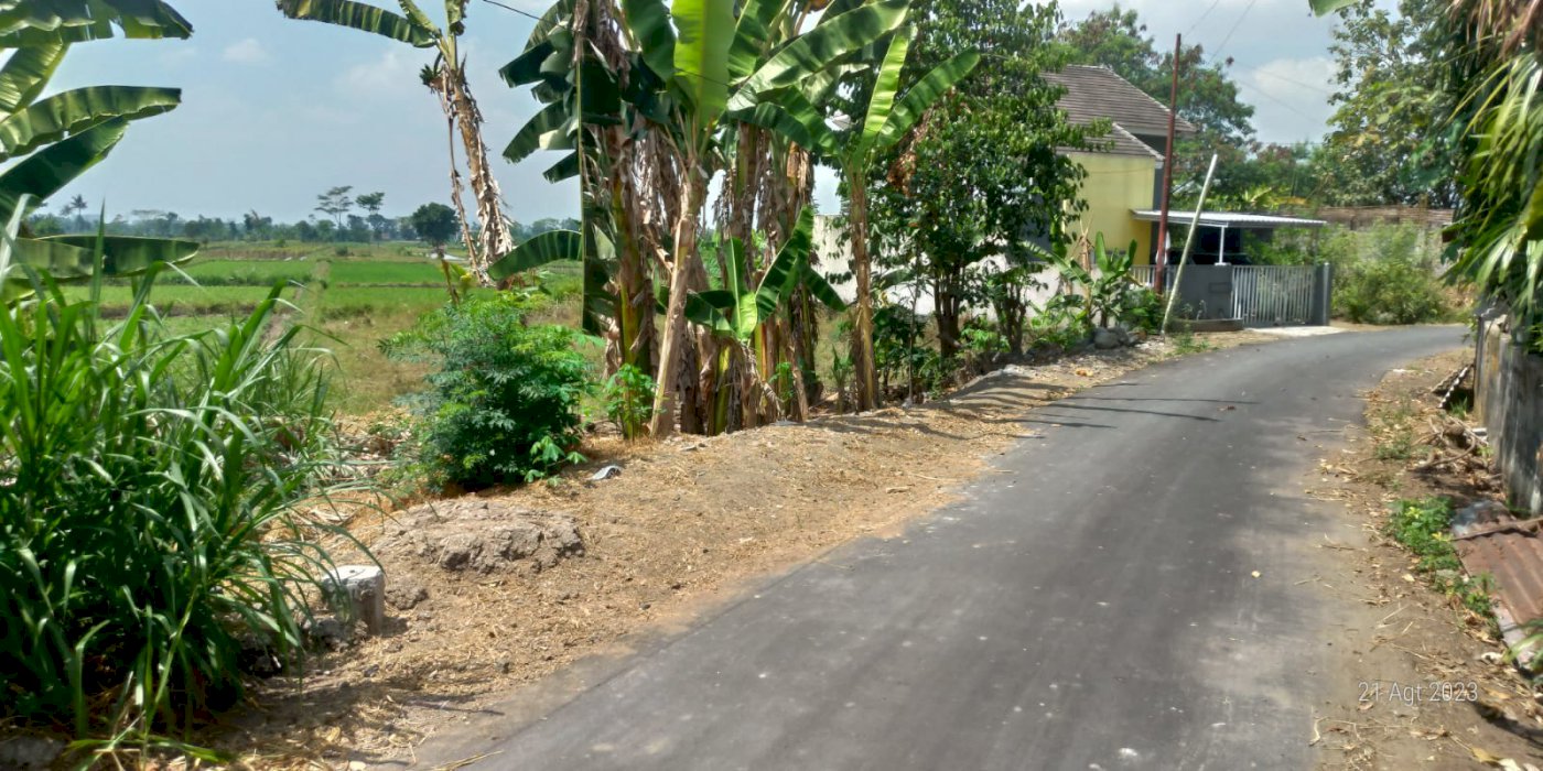 Dijual Tanah Sawah Di Utara Pasar Cebongan