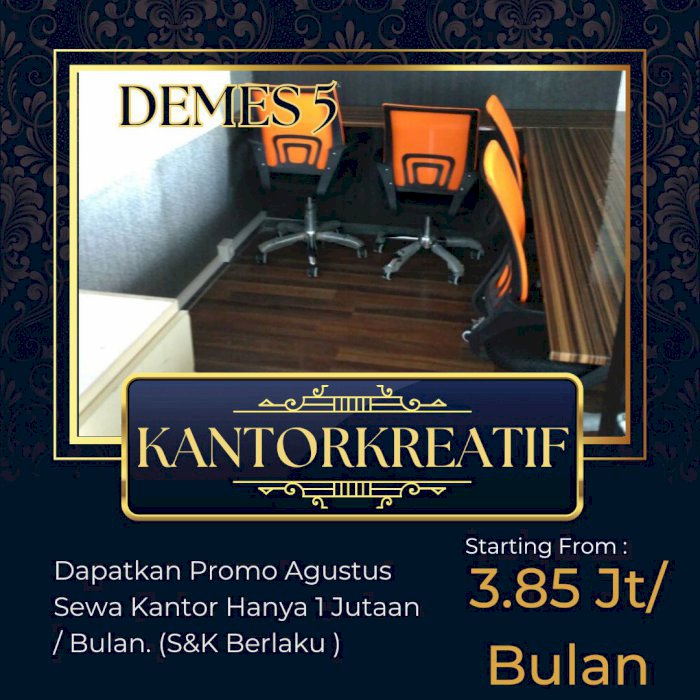 Disewakan Ruang Kantor Demes 5 Hemat Di Jakarta Selatan