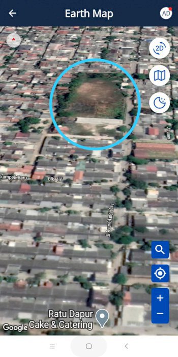 Jual tanah  di  perumahan Perum Bumi Cikampek Baru
