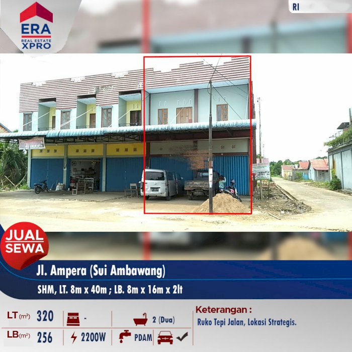 DiJual Ruko Kubu Raya Pontianak Kalimantan Barat