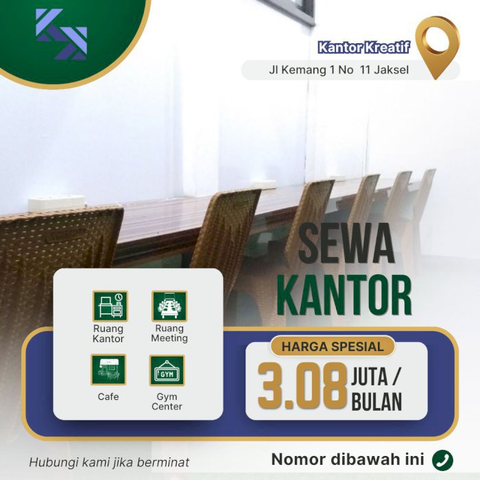 Sewa Kantor Dengan Harga Hemat Ruang Bar 5 Di Jakarta Selatan