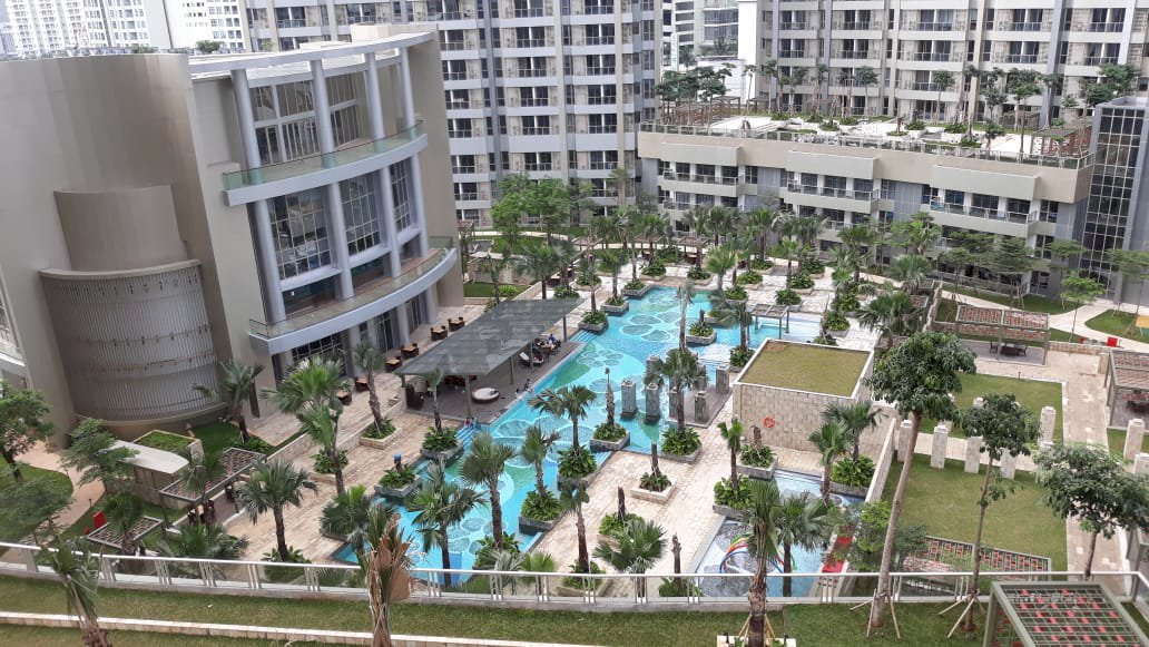 Taman Anggrek Residence Unit 2BR POOL View Lantai Rendah