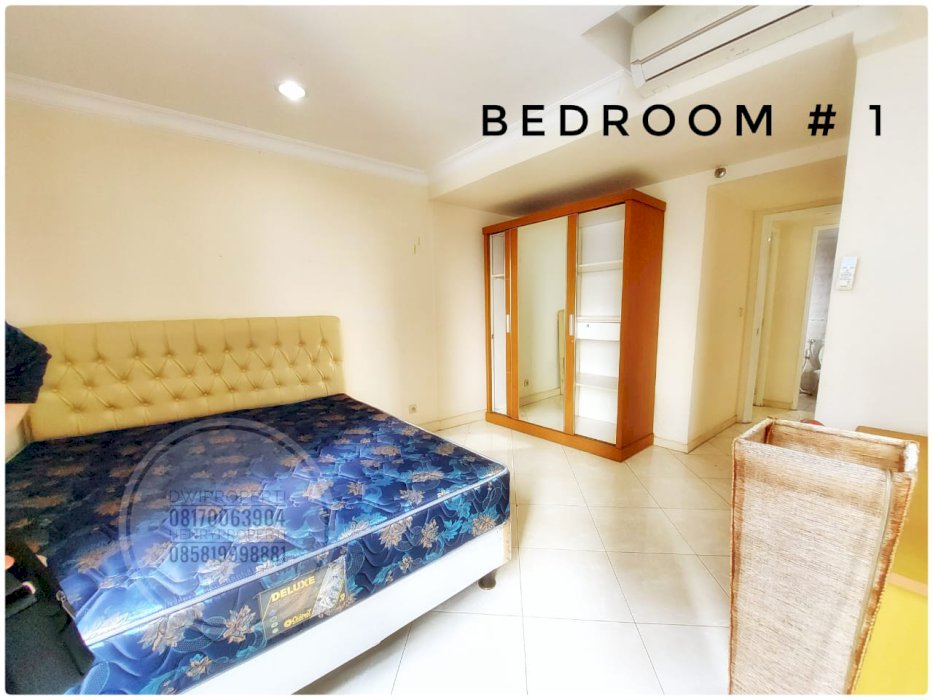 Dijual Taman Anggrek Condominium Unit 2+1BR Garden View Spesial Price