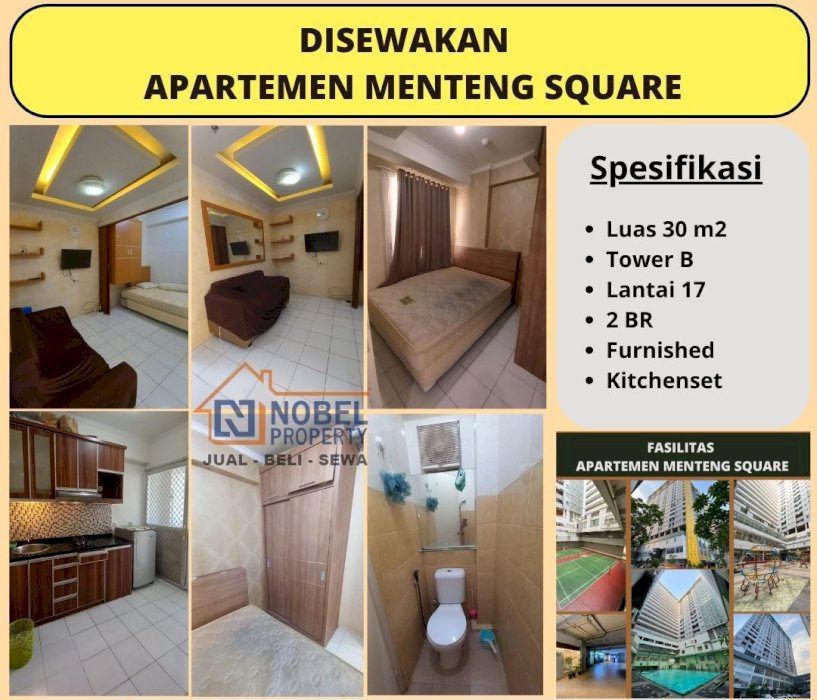 Sewa Apartemen Menteng Square Furnished