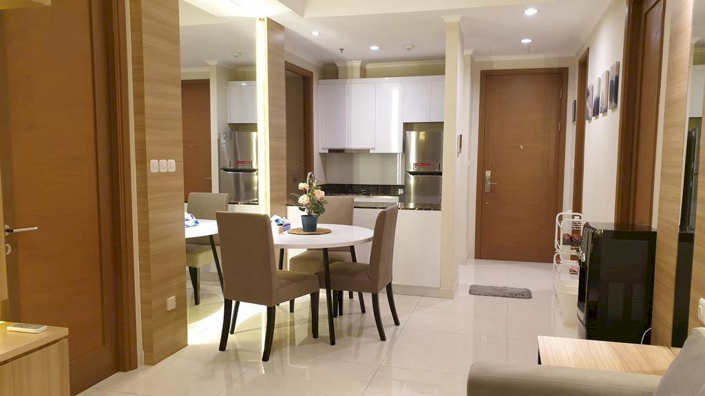 Taman Anggrek Residence Unit Condo 2+1BR Low Fl Full Furnish City View