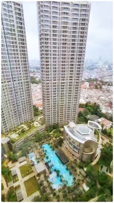 Taman Anggrek Residence Unit Sudut SHM 2BR View POOL Lantai Tinggi