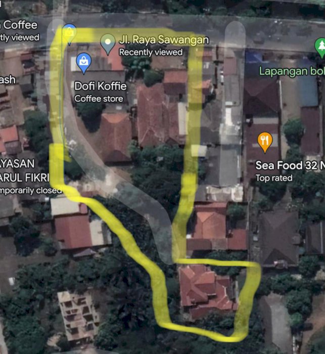Dijual tanah kawasan sawangan depok