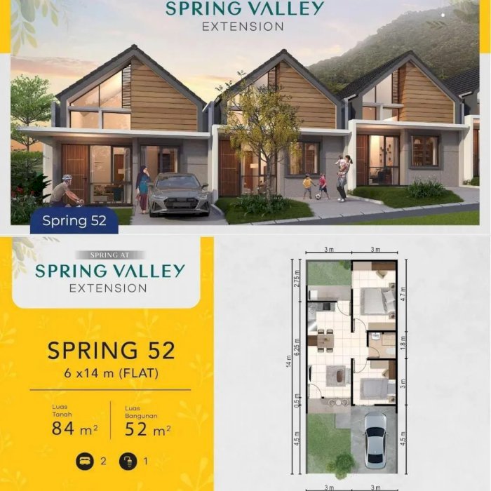 Cluster Spring valley extension di Sentul City