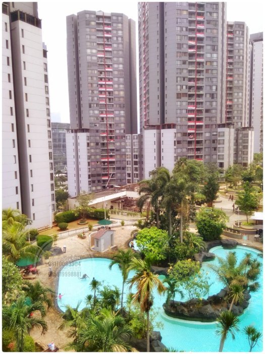 Dijual Taman Rasuna Unit 3+1BR Hadap Pool Furnish