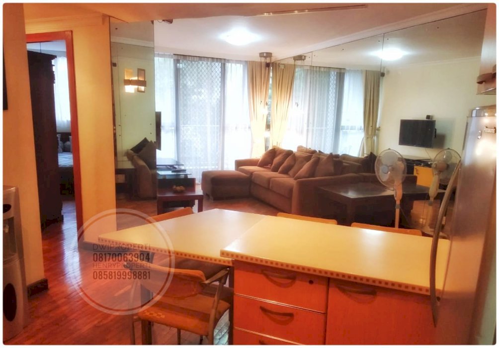 Dijual Taman Rasuna Unit 3+1BR Hadap Taman Furnish Lantai Rendah