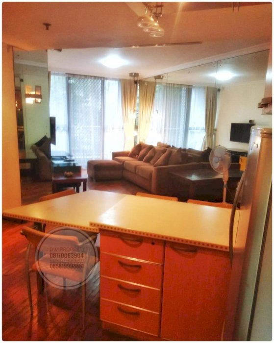 Dijual Taman Rasuna Unit 3+1BR Hadap Taman Furnish Lantai Rendah