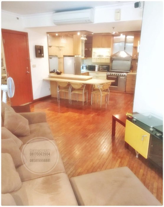 Dijual Taman Rasuna Unit 3+1BR Hadap Taman Furnish Lantai Rendah
