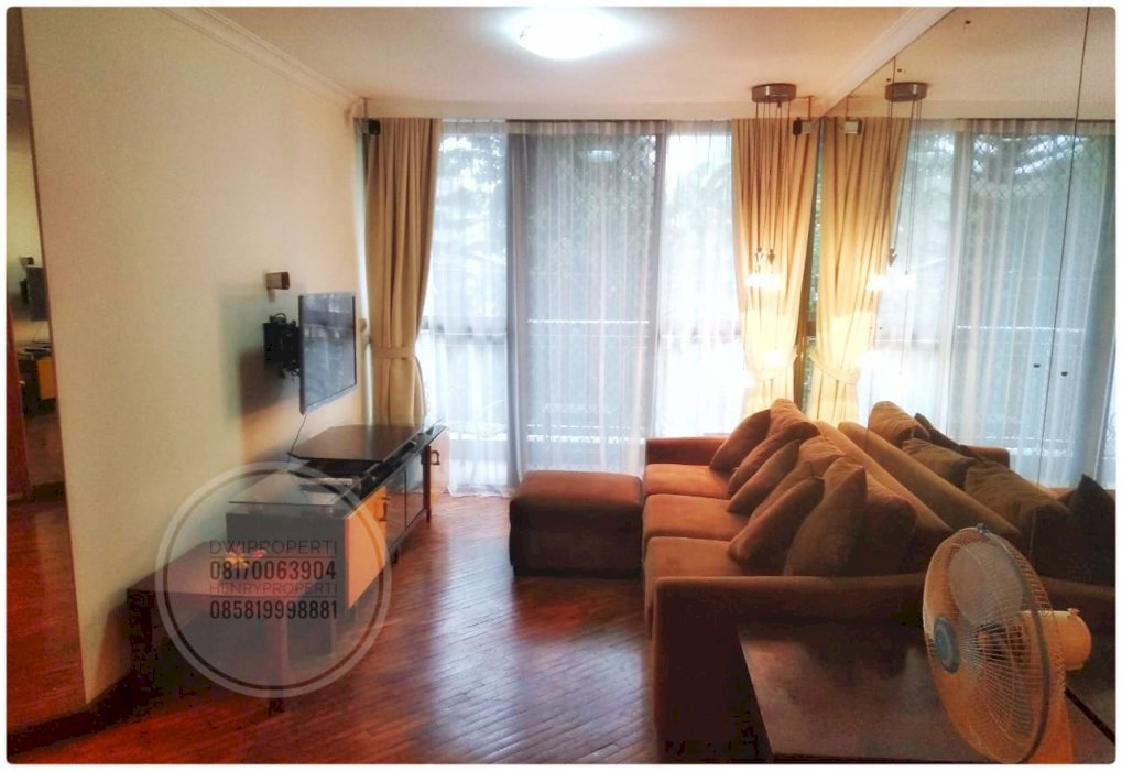 Dijual Taman Rasuna Unit 3+1BR Hadap Taman Furnish Lantai Rendah