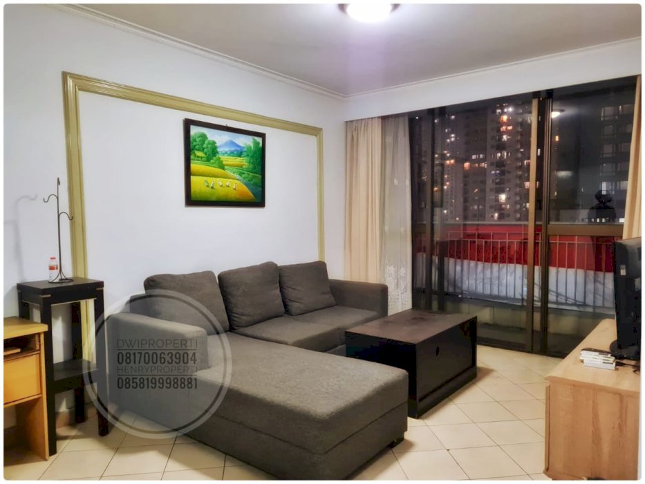 Dijual Taman Rasuna Unit 3+1BR Hadap Taman Furnish