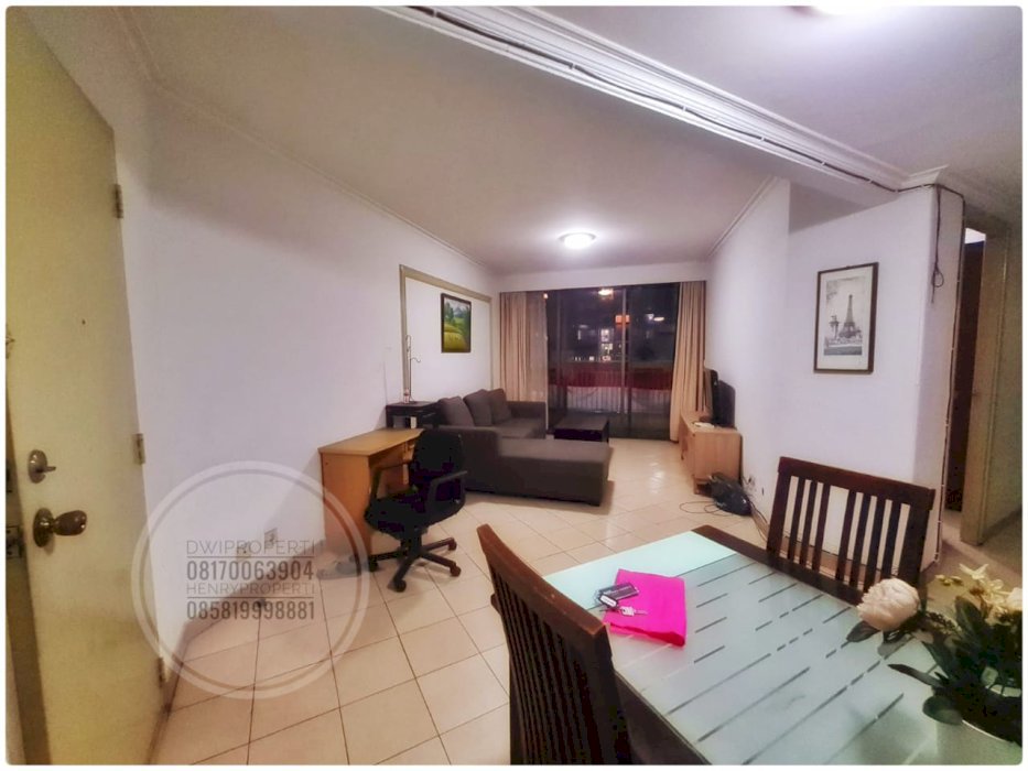 Dijual Taman Rasuna Unit 3+1BR Hadap Taman Furnish