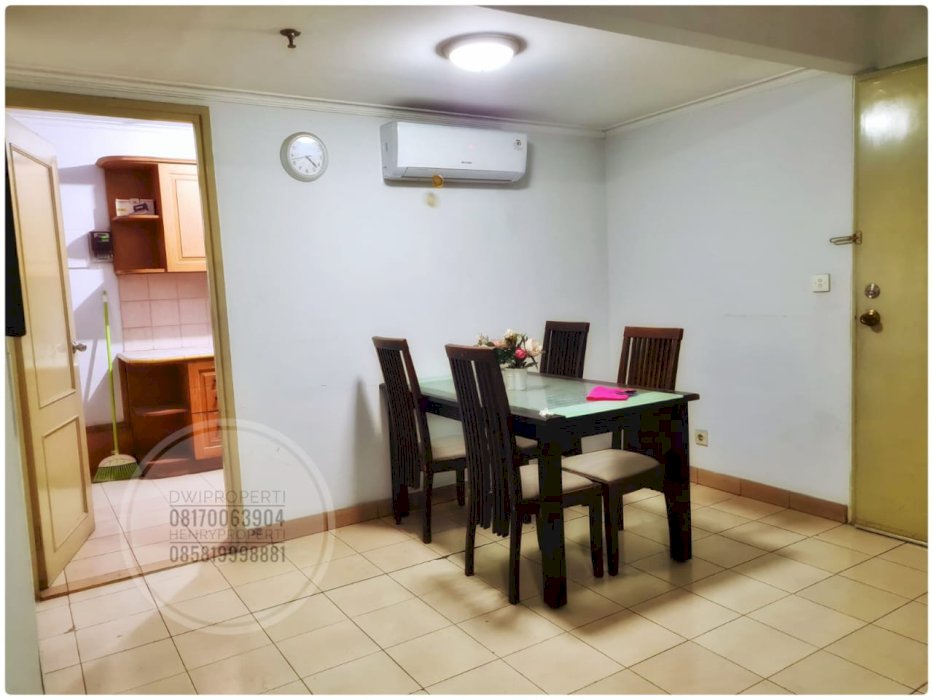 Dijual Taman Rasuna Unit 3+1BR Hadap Taman Furnish