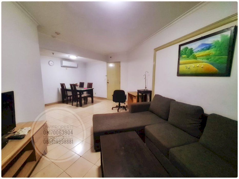 Dijual Taman Rasuna Unit 3+1BR Hadap Taman Furnish