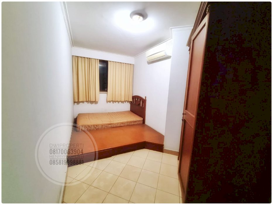 Dijual Taman Rasuna Unit 3+1BR Hadap Taman Furnish